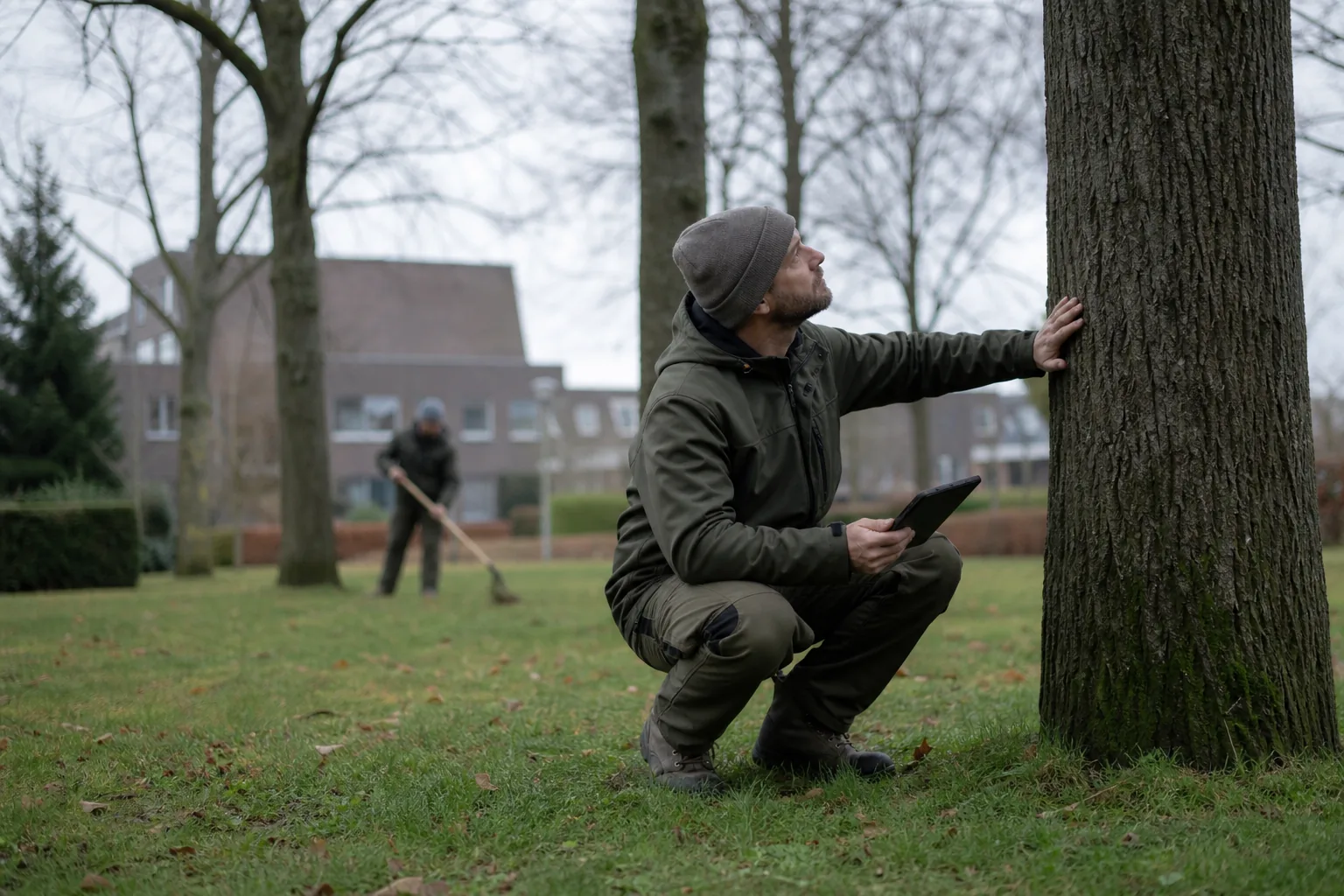 Groenwerk in de Nederlandse buitenruimte. Beeld bij het artikel: Volstaat een spreadsheet of GIS-laag voor uw boomcontroles of heeft u een boomdossier nodig?