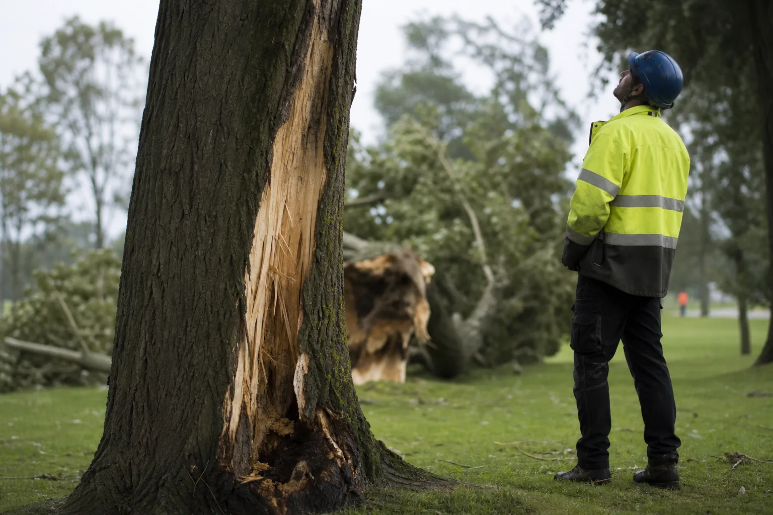 Groenwerk in de Nederlandse buitenruimte. Beeld bij het artikel: Kunt u na een storm laten zien dat deze boom op tijd is gecontroleerd?